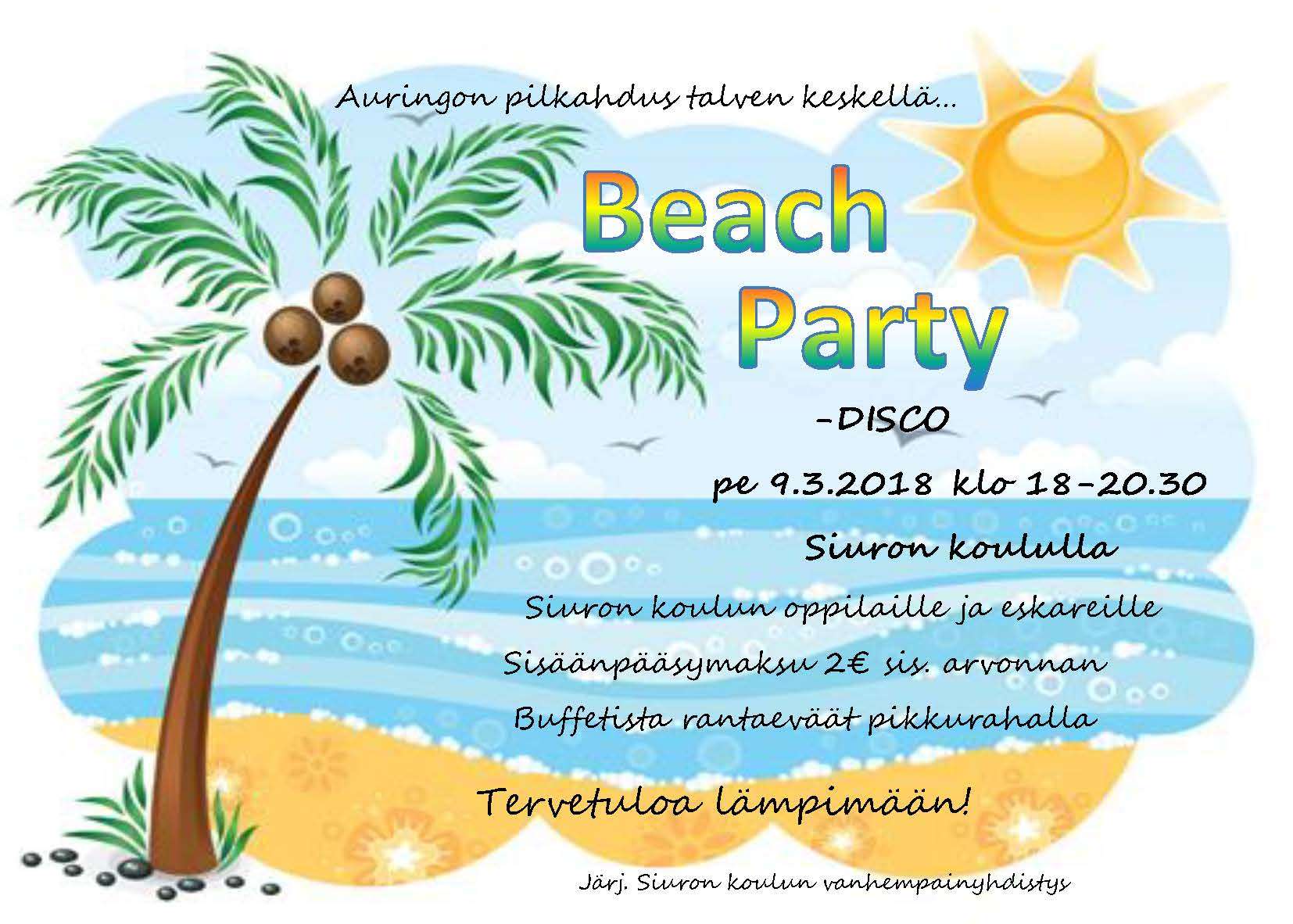 Beach Party kutsu